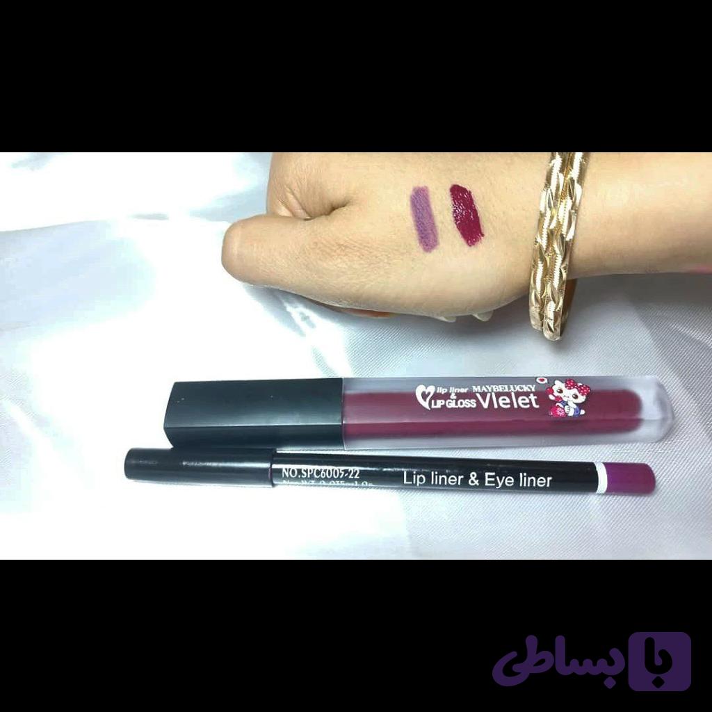 رژمایع با خط لب vlelet