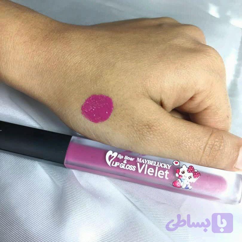 رژ مایع vlelet کد 02