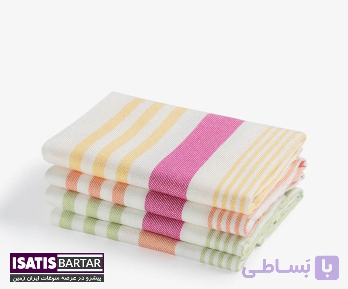 دستمال حوله تنظیف و آشپزخانه چهارتایی.۰۲