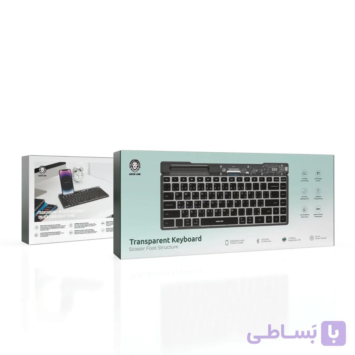 کیبورد بی سیم Green lion GNTPKYB — تصویر 1