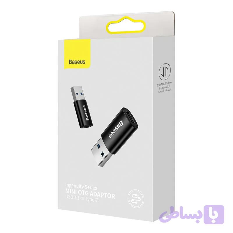 مبدل USB 3.1 به USB-C باسئوس مدل ZJJQ000101 — تصویر 1