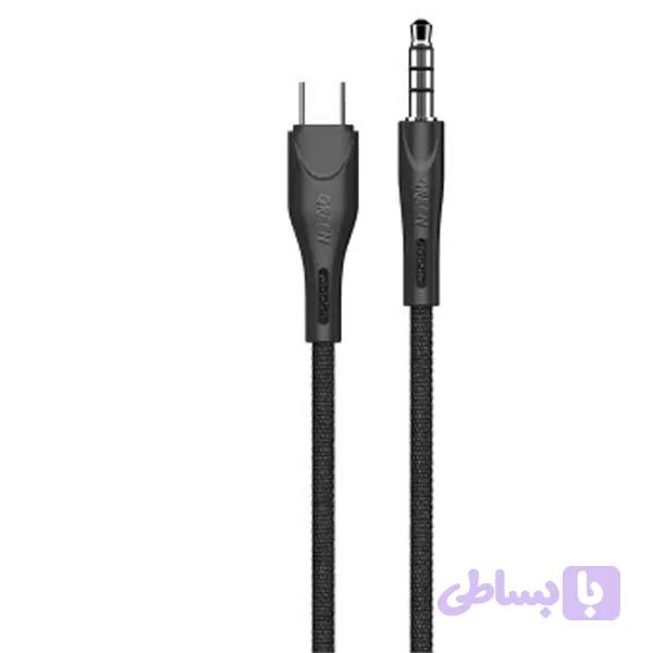 کابل تایپ سی به آ یو ایکس گرین AUX TO TYPE C CABLE — تصویر 1
