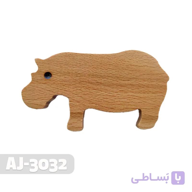 دستگیره چوبی کمد طرح حیوانات کد AJ-3032