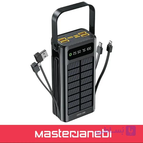 پاوربانک خورشیدی 30000 گرین لاین GNSOL49PB30BK — تصویر 1
