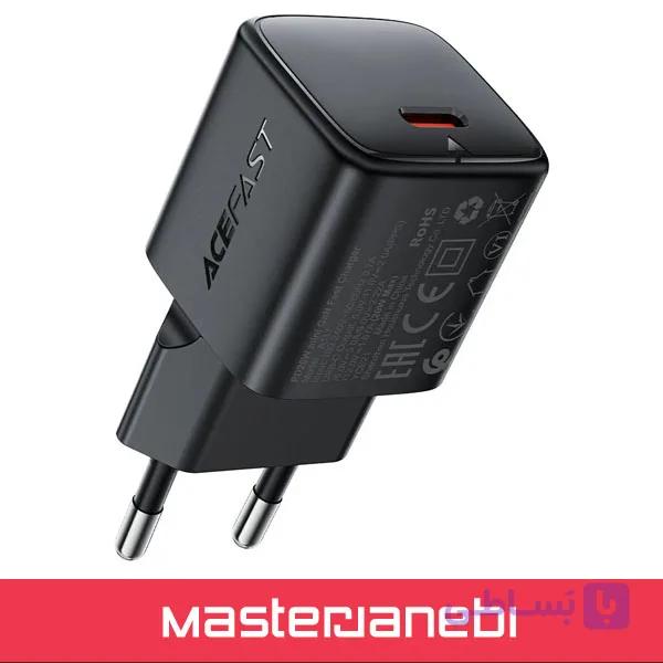 شارژر دیواری ایس فست ACEFAST A117 PD20W GaN Fast Charger توان 20 وات — تصویر 1