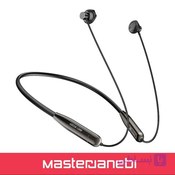 هندزفری گردنی گرین لاین GNVIBENB15BK Green Lion Vibe Wireless Neckband — تصویر 1