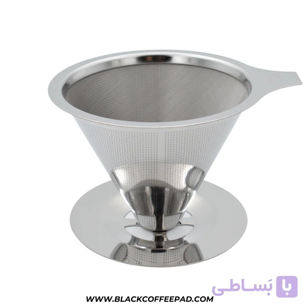 قهوه ساز V60 فلزی — تصویر 1