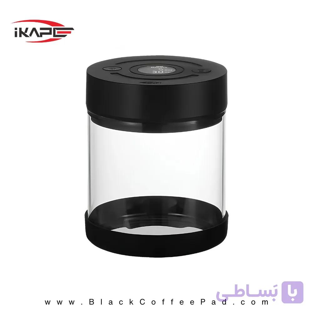 کنستر وکیوم برقی دانه قهوه ایکاپه با نمایشگر دیجیتال — تصویر 1
