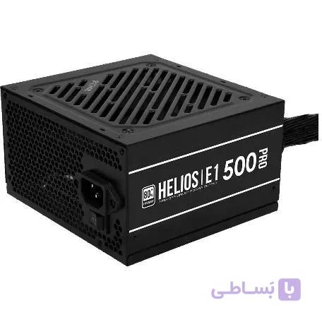 منبع تغذیه گیم دیاس مدل Helios E1-500 Pro 80 Plus White توان 500 وات — تصویر 1