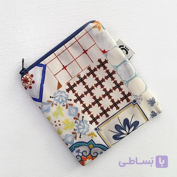 کیف آرایشی کوچک مدل آبی آرام