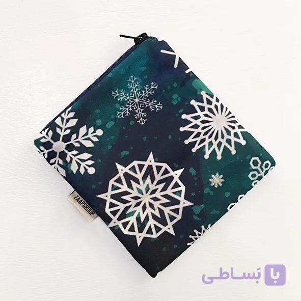 کیف آرایشی کوچک مدل برفی