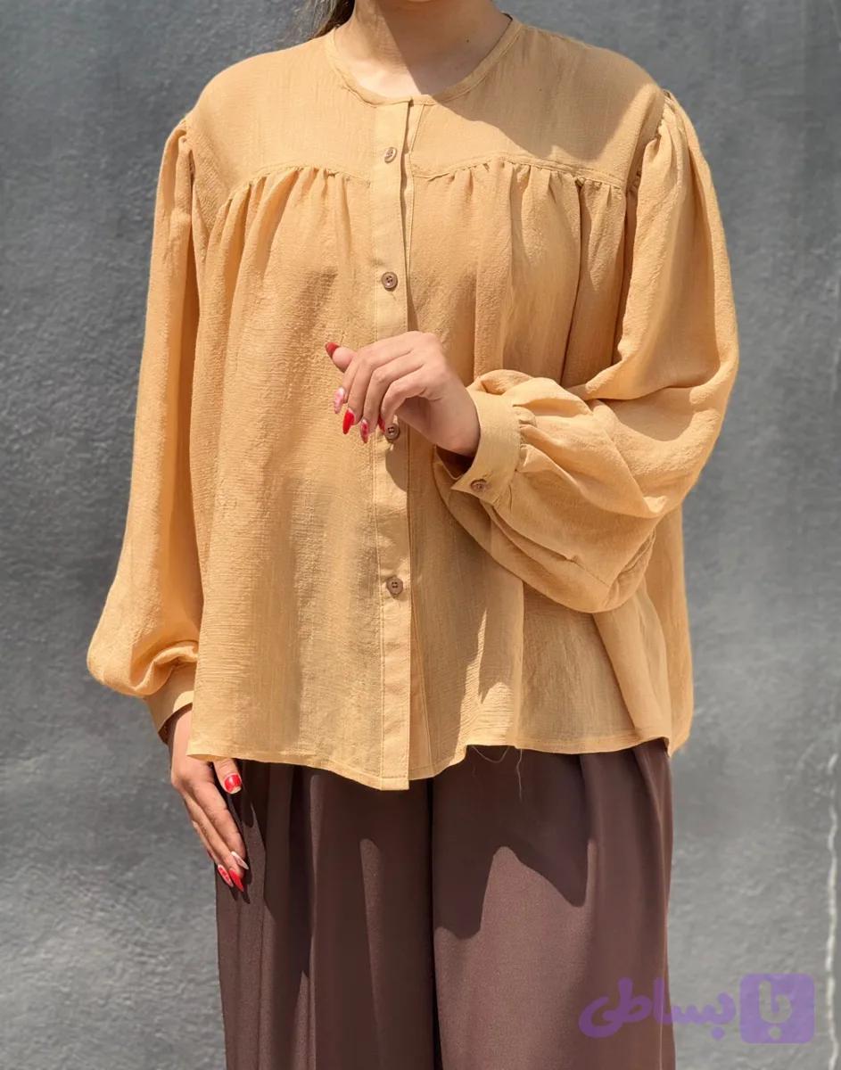 شومیز عروسکی جلو دکمه — تصویر 1