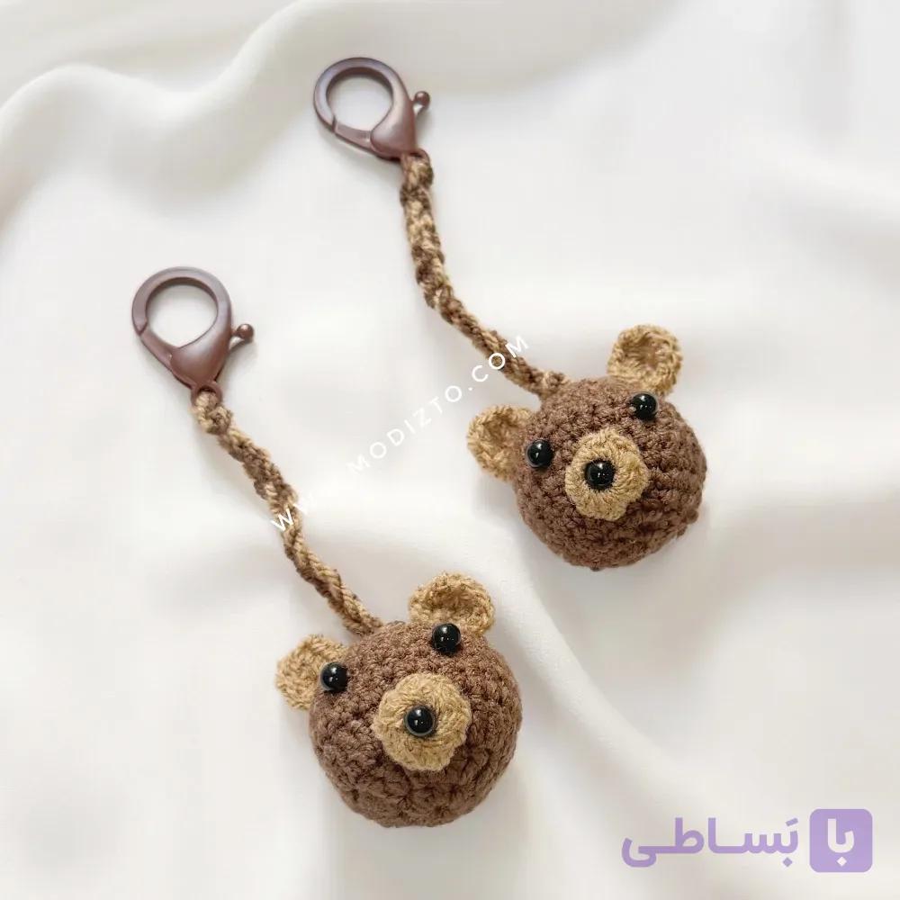جاسوئیچی بافتنی مدل خرس — تصویر 1