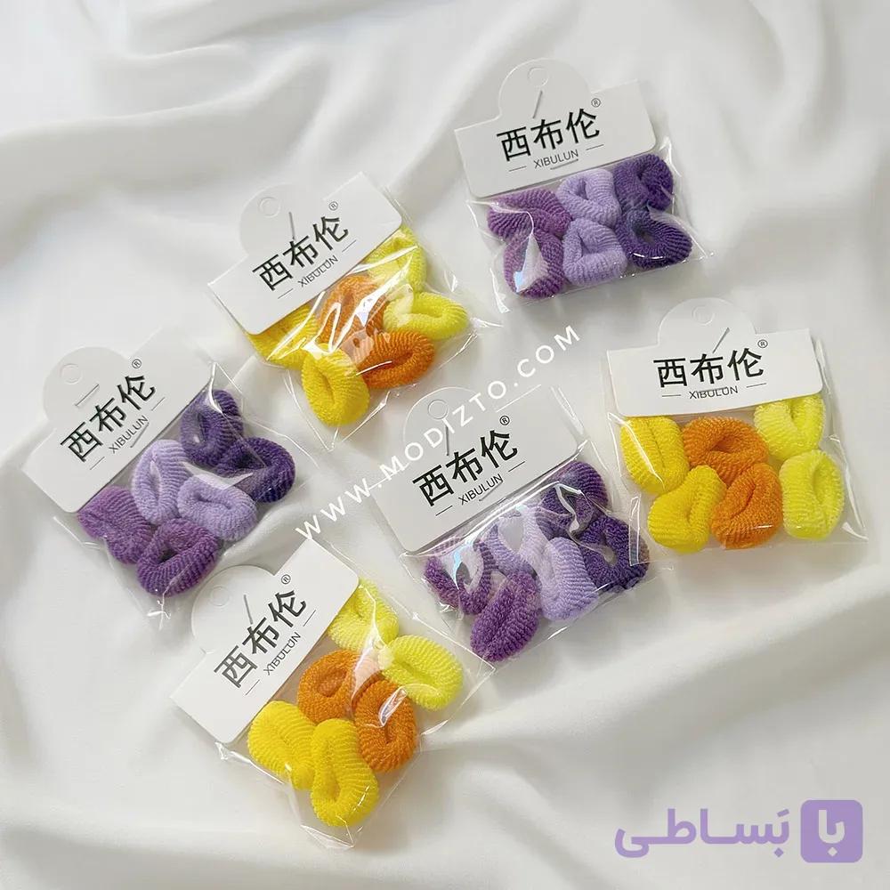 مینی کش مو حوله ای بسته ۶ عددی — تصویر 1