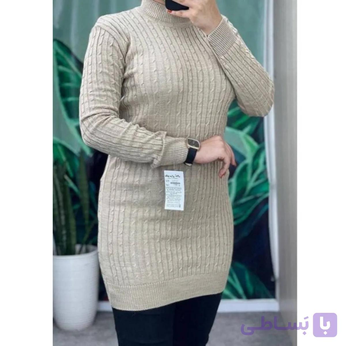 لباس بافت زنانه مارپیچ