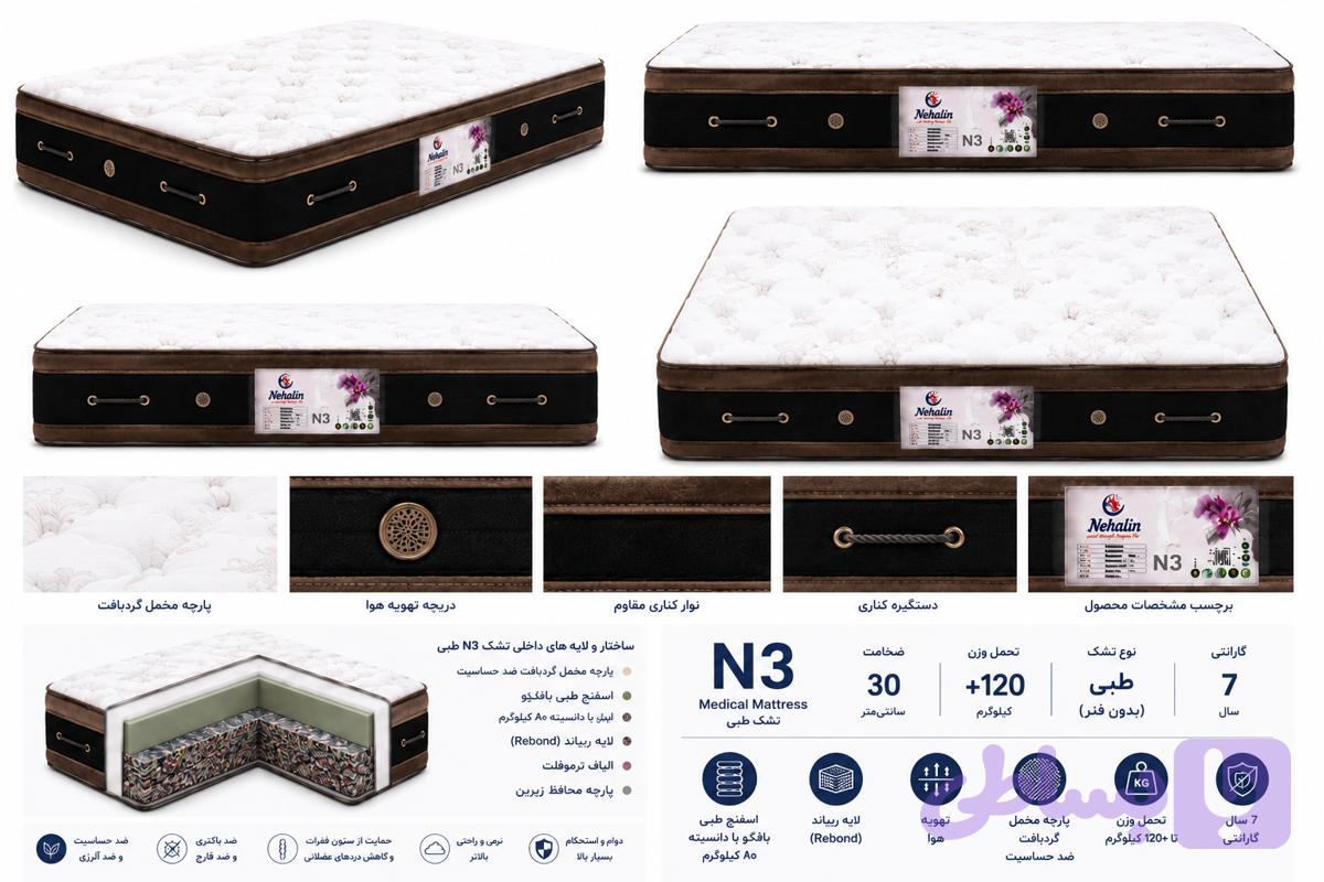 تشک طبی نهالین n3