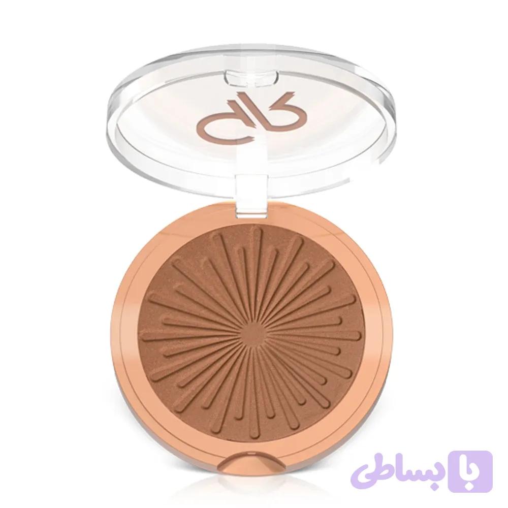 پودر برنزه‌کننده گلدن رز مدل SUN BRIGHT شماره 02 SUN CITY وزن 12.5 گرم — تصویر 1