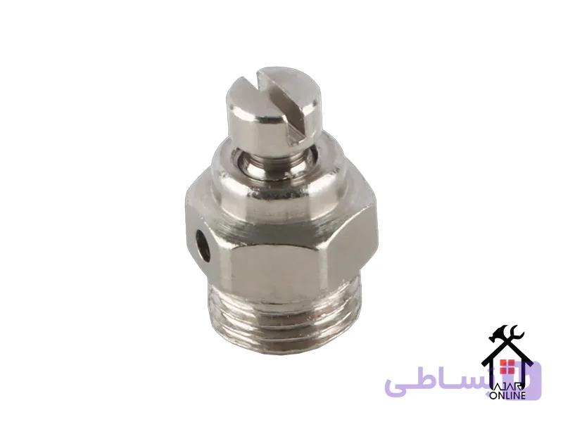 و قیمت پیچ هواگیری دستی نیوپایپ | شیر تخلیه هوا M10 با واشر اورینگ
