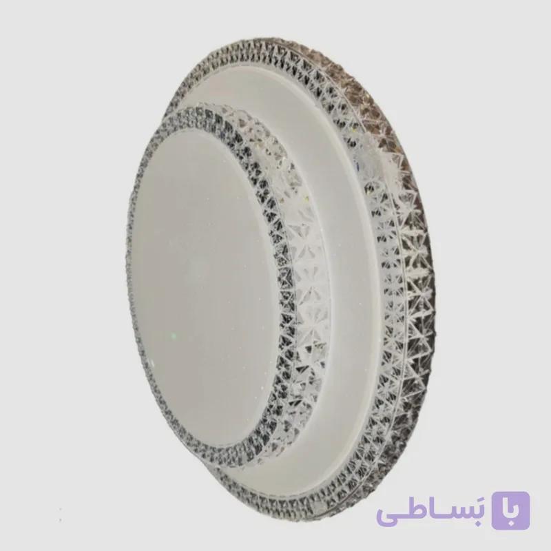 چراغ سقفی دوطبقه 72 وات آلما مدل سه حالته ریموت دار