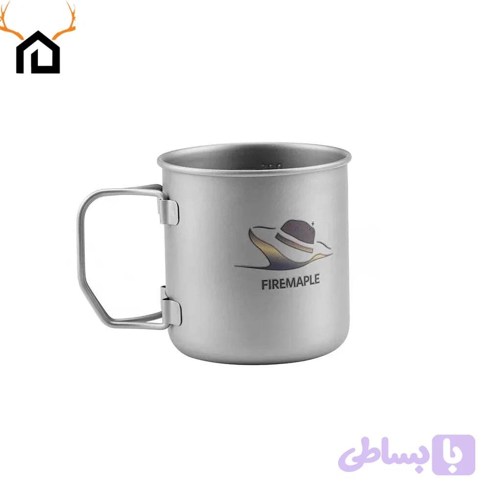 لیوان تیتانیوم Firemaple مدل Alti (طرح Hat) — تصویر 1