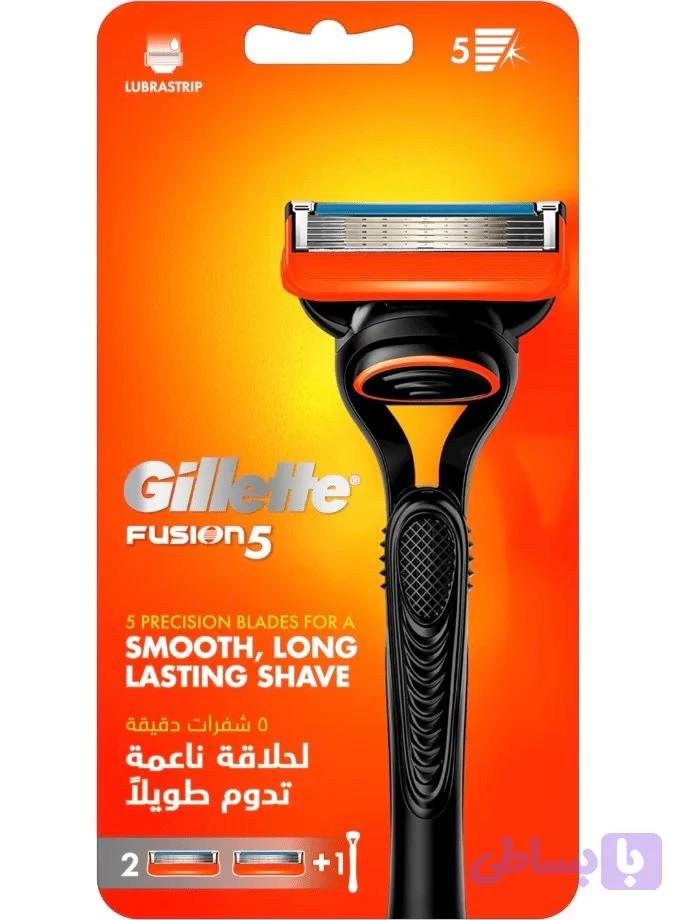 دسته با 2 یدک Gillette fusion5