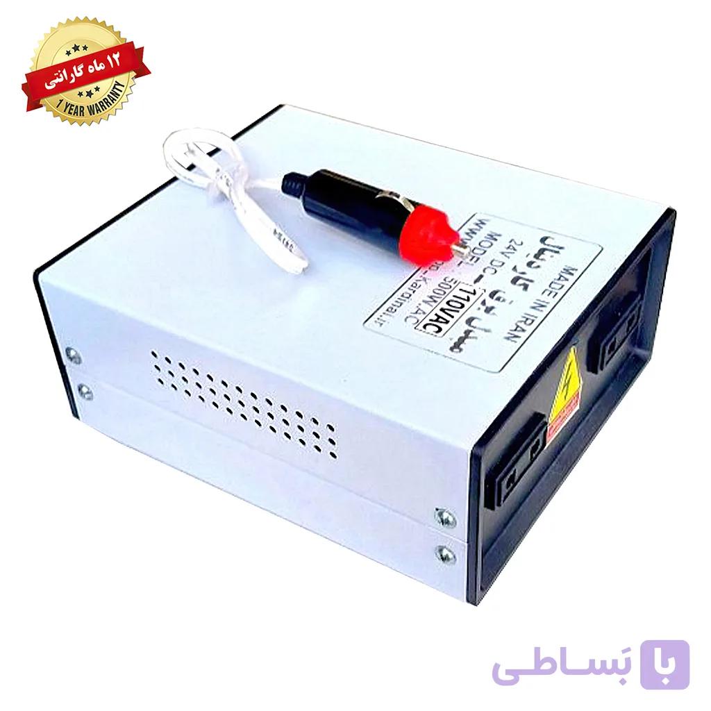 اینورتر یا مبدل 24 به 110 ولت -500 وات مخصوص بخاری ژاپنی -کاردینال⁹ — تصویر 1