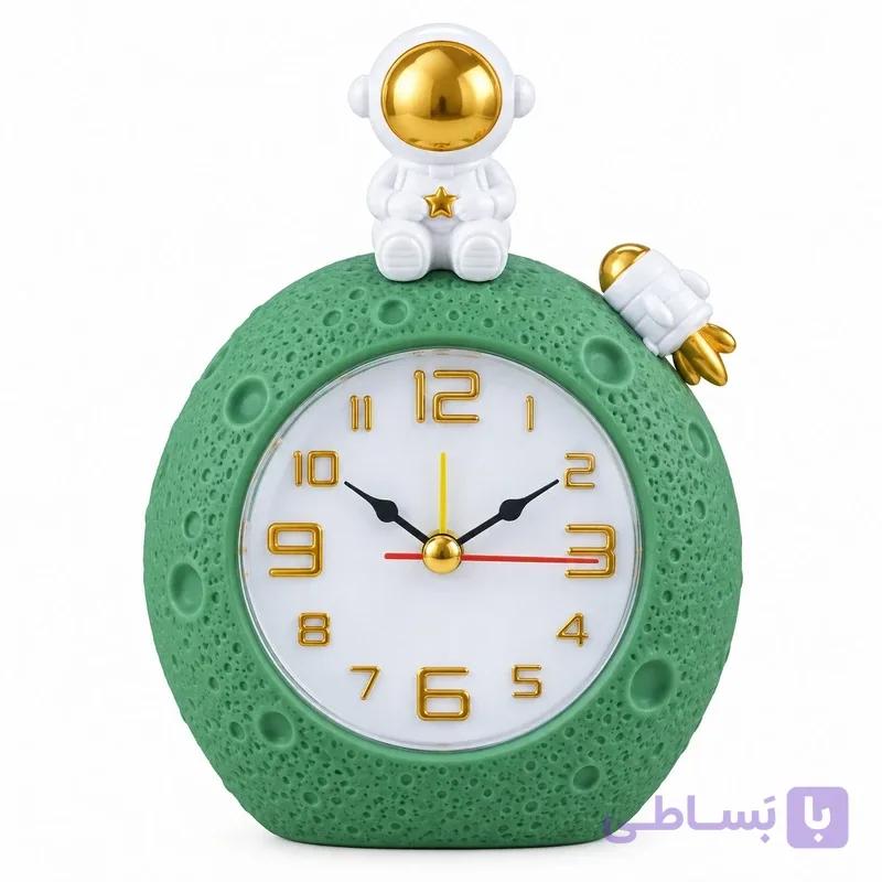 ساعت رومیزی مدل زنگ‌دار طرح فضانورد Moon Alarm Clock HD-3404 - ترند شاپ تهران