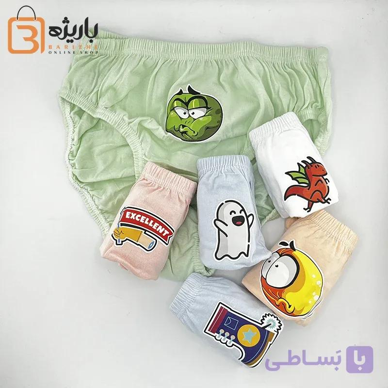 شورت دخترانه اسلیپ تک چاپ — تصویر 1