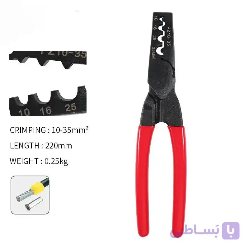 انبر پرس وایرشو دستی مدل PZ10-35 سایز 10 تا 35 — تصویر 1
