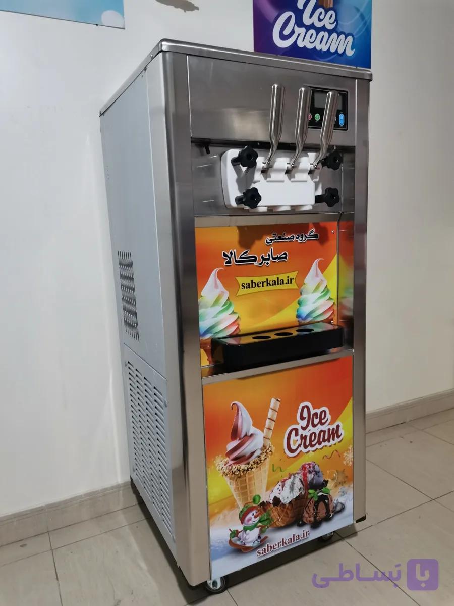 دستگاه بستنی ساز قیفی مدل 588CR پارو استیل (اقساط 6 ماهه) — تصویر 1