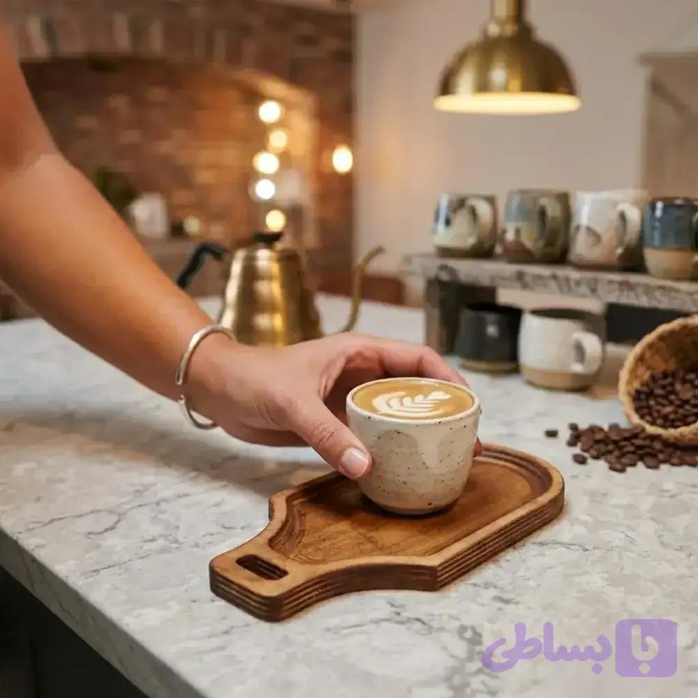 سینی چوبی کافی شاپی 08 — تصویر 1