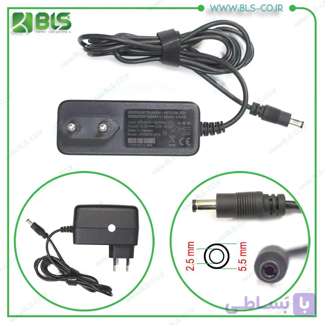 آداپتور دیواری ۱۲ ولت ۳ آمپر ADAPTER 12V 3A