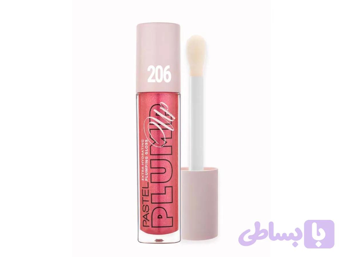 لیپ گلاس حجم‌دهنده پاستل مدل Plump Up کد 206 — تصویر 1