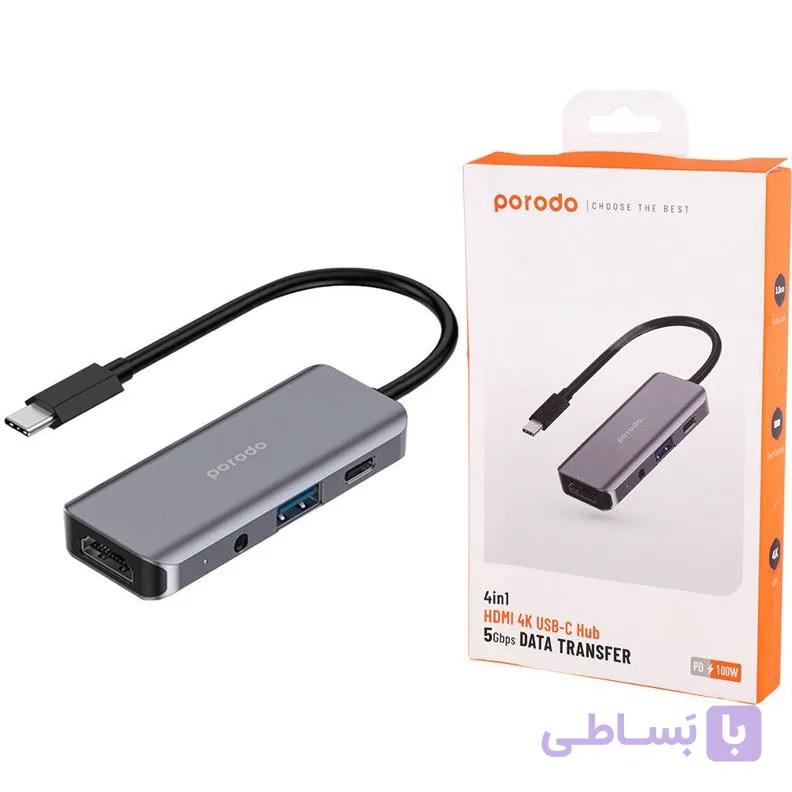 هاب 4 پورت پرودو مدل PD-41CHB — تصویر 1