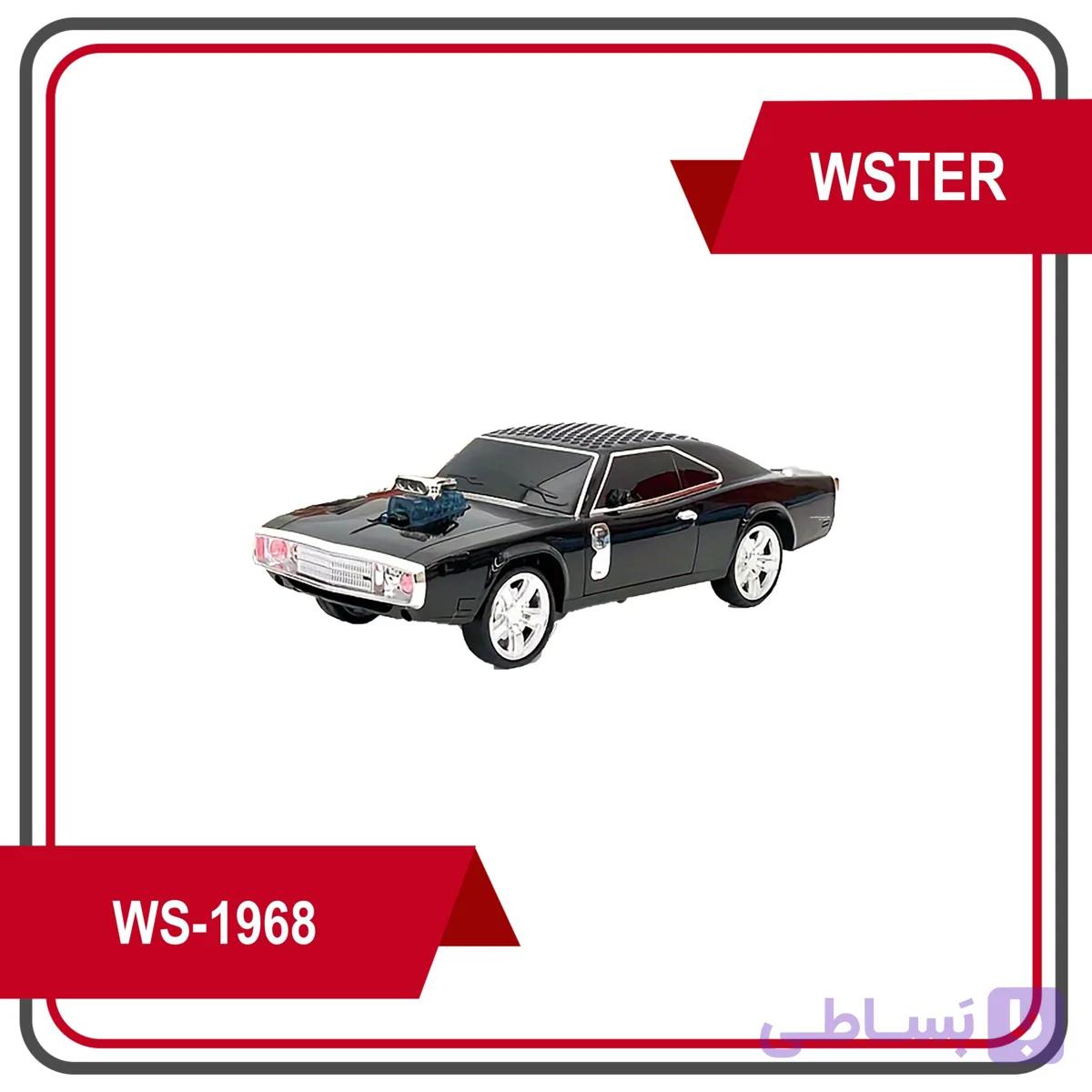اسپیکر بلوتوثی طرح ماشین مارک WSTER WS-1968 — تصویر 1