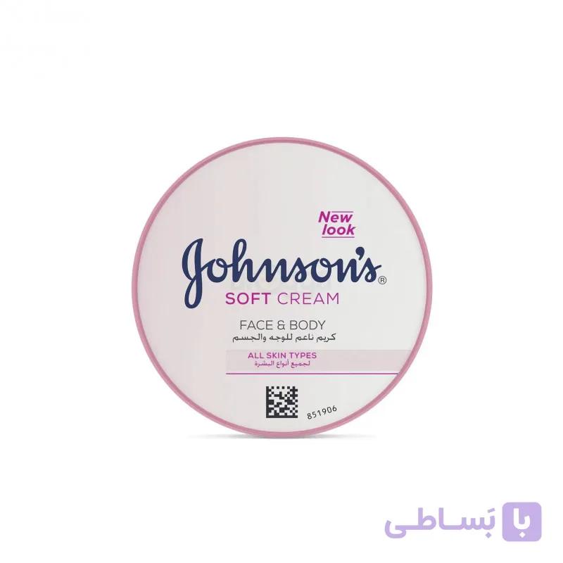 کرم مرطوب کننده جانسون مدل Soft Cream حجم 200 میلی لیتر