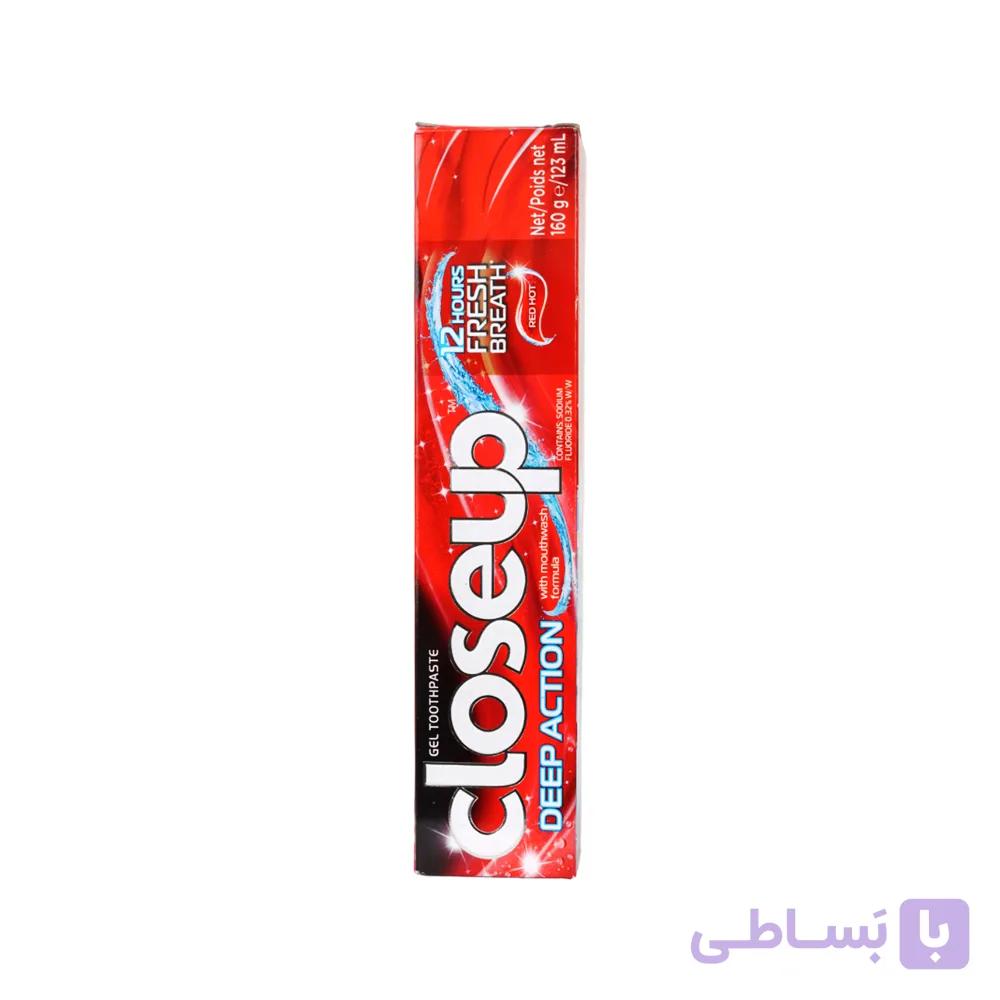 خمیردندان کلوزآپ مدل Red Hot وزن 160 گرم