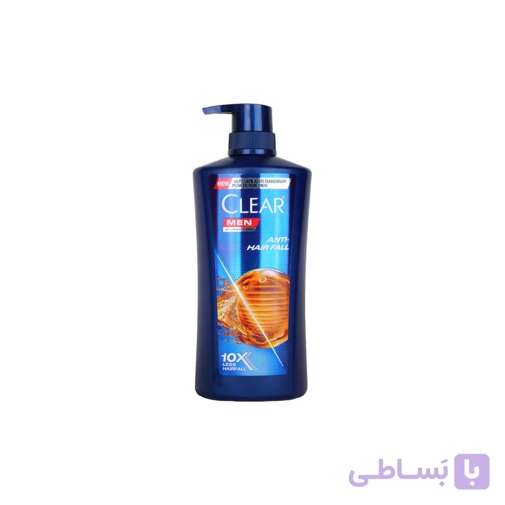 شامپو ضد شوره ضد ریزش پمپی کلیر مدل ANTI HAIR FALL حجم 650 میلی لیتر