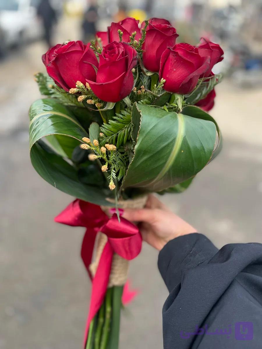 دسته گل رز گرد مینی یا کوچک