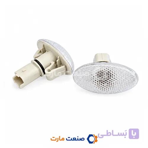 چراغ راهنما بغل گلگیر 206 (سفید)
