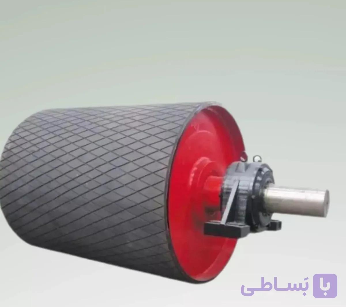 درام (غلطک) نوار نقاله با روکش لاستیکی و فلزی مقاوم و ضدسایش