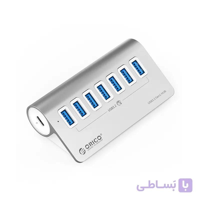 هاب 7 پورت USB 3.2 اوریکو مدل M3U7-10 با سرعت 5Gbps — تصویر 1