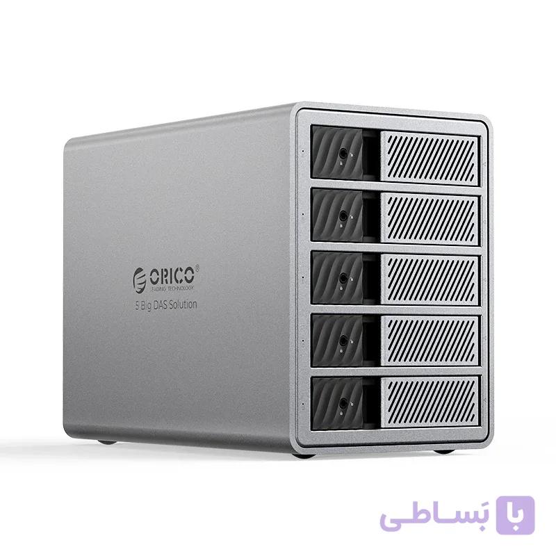 باکس هارد 3.5 اینچ پنج اسلات اوریکو مدل 9858RU3 با قابلیت Raid — تصویر 1