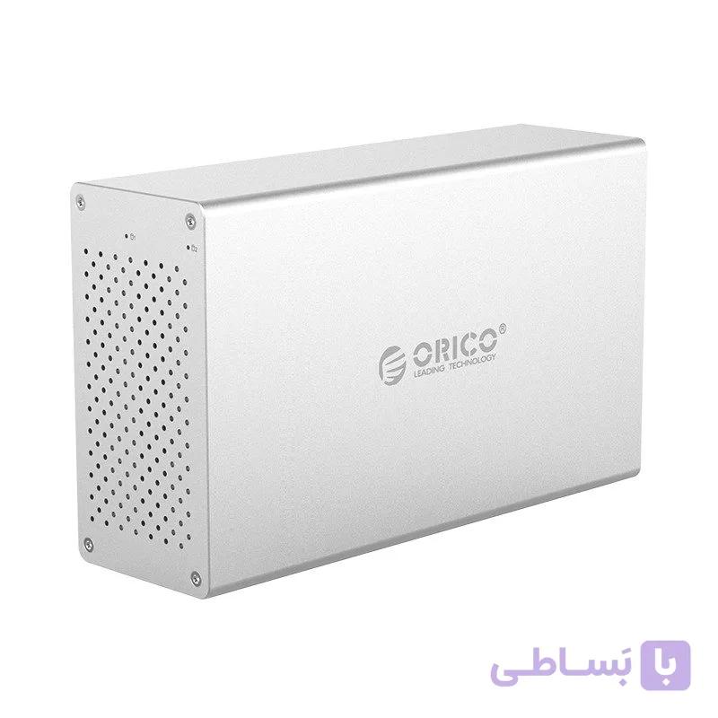 باکس هارد 3.5 اینچ دو Bay اوریکو مدل WS200RU3 همراه با قابلیت RAID — تصویر 1