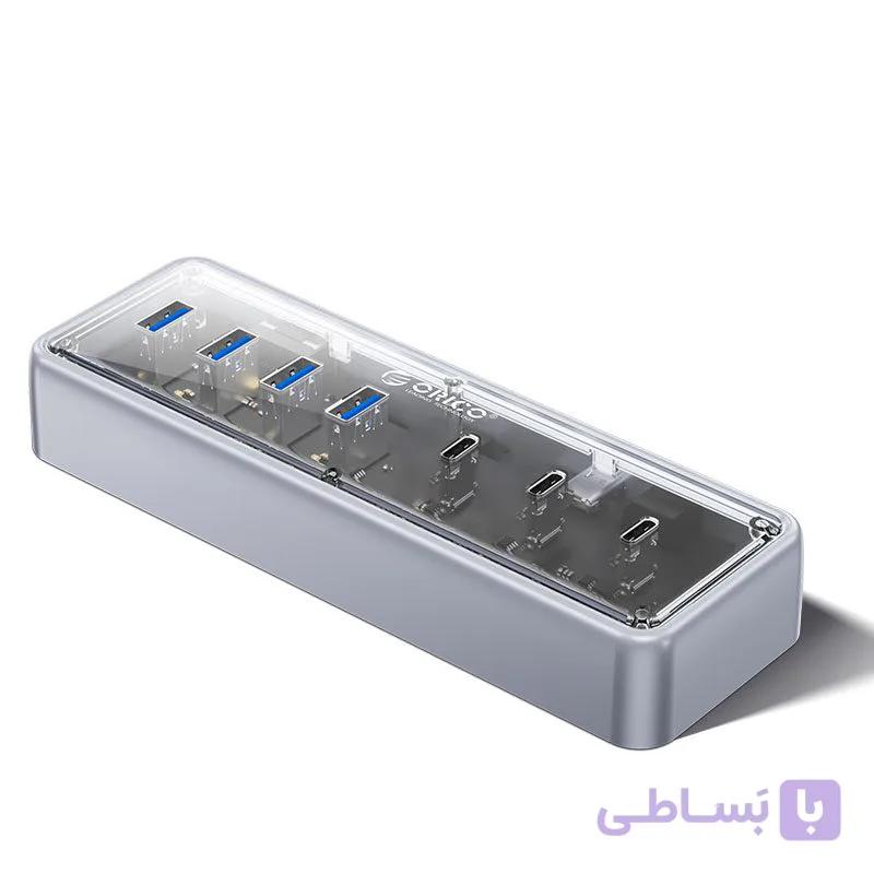 هاب 7 پورت Type-c اوریکو مدل OMF-7P — تصویر 1