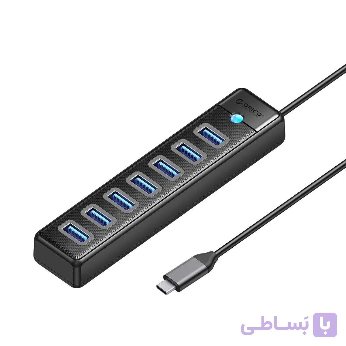 هاب 7 پورت Type-C اوریکو مدل PW7U-C3-10 — تصویر 1