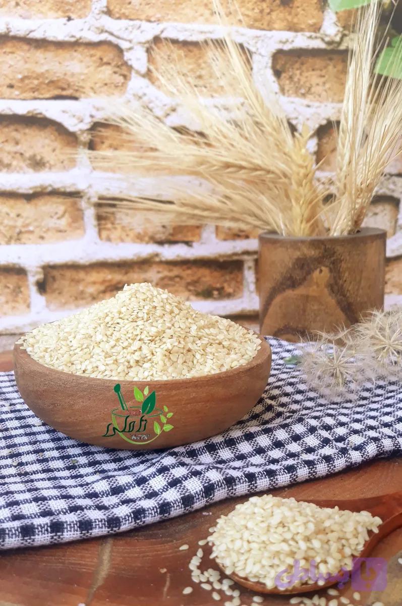 کنجد سفید چرب درجه 1 ایرانی