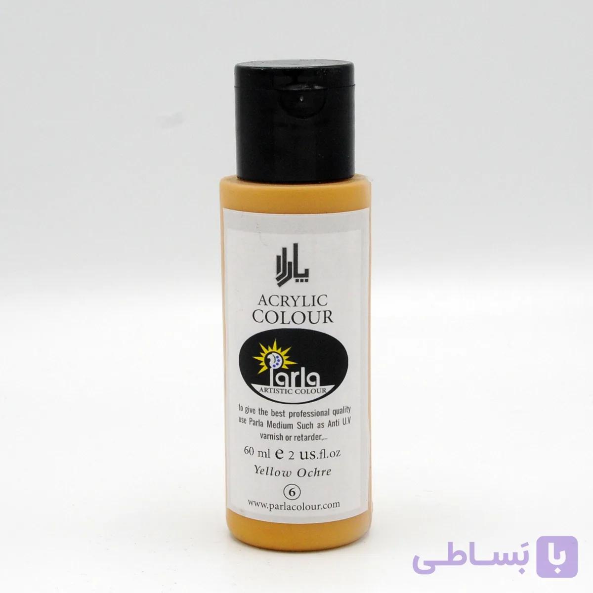 رنگ اکریلیک پارلا 60 میل – اکر