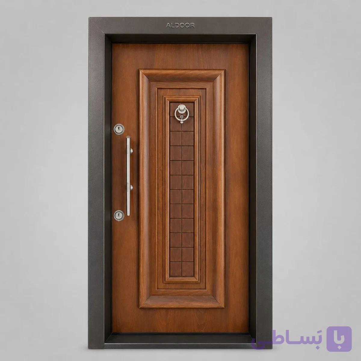 درب ضدسرقت نیم برجسته روکش راش آلدورا K-316