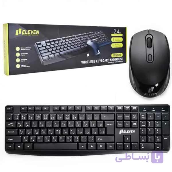 کیبورد و موس بیسیم ELEVEN 800 — تصویر 1